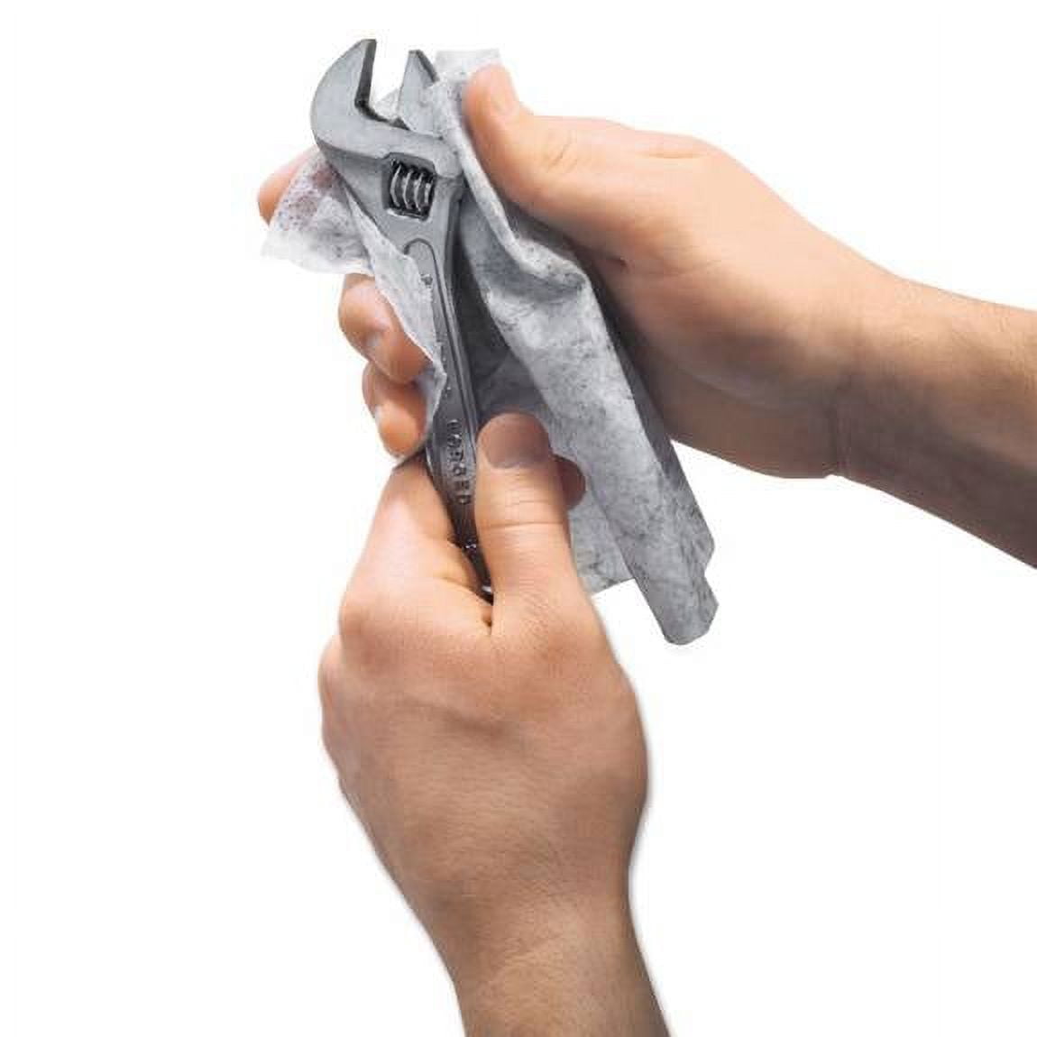 Scrubbing Towels, Hand Cleaning, 2-Ply, 10.5 x 12, Silver/Yellow, 72/Bucket, 6/Carton Scrubbing Towels, Hand Cleaning, 2-Ply, 10.5 x 12, Silver/Yellow, 72/Bucket, 6/Carton