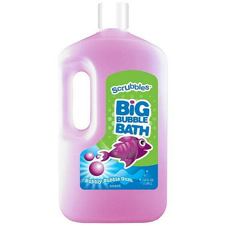 Scrubbles Bubbly Bubble Gum Scent Big Bubble Bath, 64 fl oz