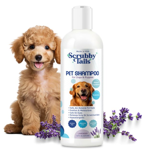 Scrubby Tails Natural Dog Shampoo Sensitive Skin, Dry & Itchy Skin