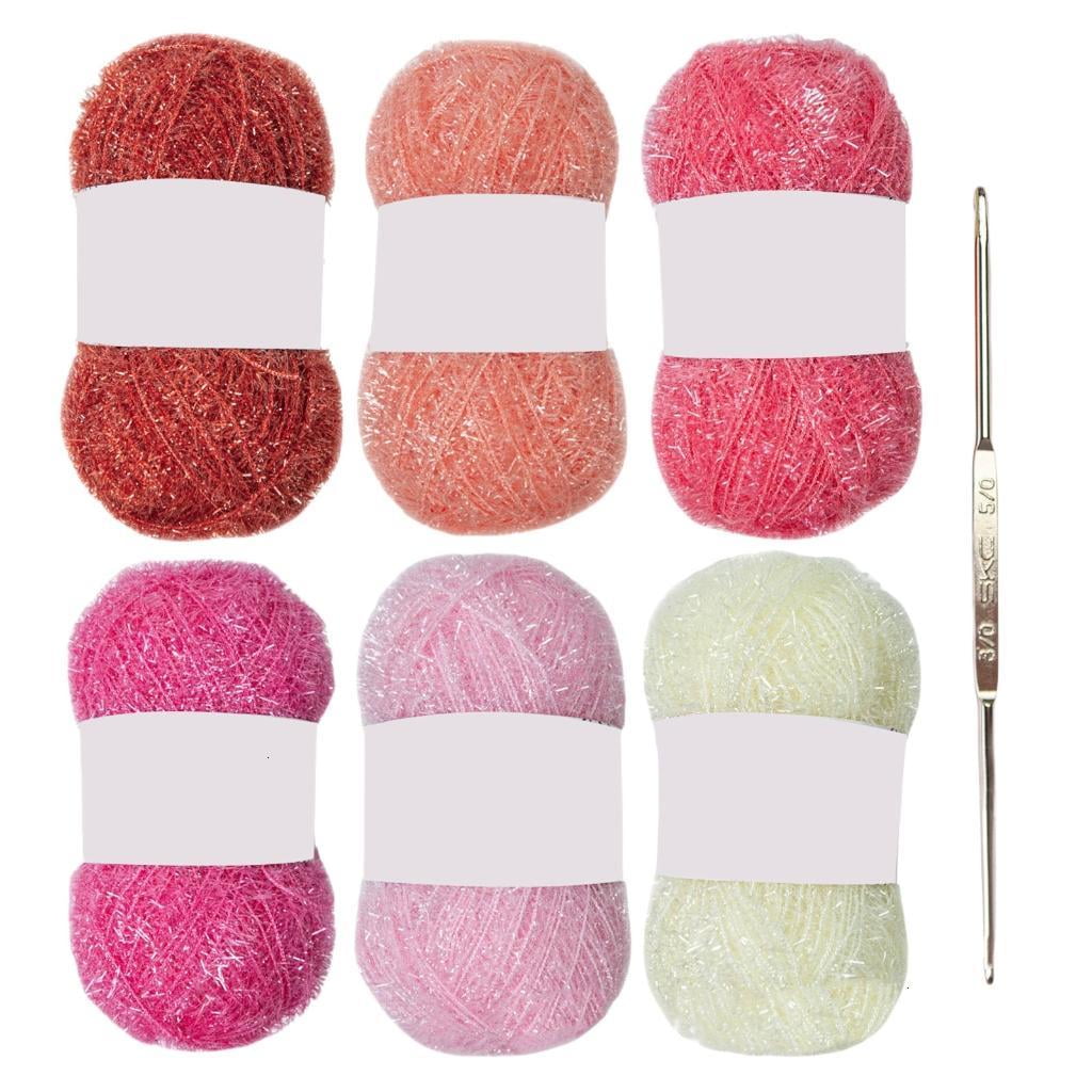 Scrubby Yarn for Beginner Professional Polyester Yarn Each Skein 1.76oz 120 Yards for Knitting Crocheting Dishcloths