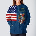 thumbnail image 1 of Scrubs Jackets for Women Patriotic Graphic Tees Casual Summer Medical Uniforms America 250 Anniversary Short Sleeved Nursing Tops Patriotic Nursing Shirts, 1 of 5
