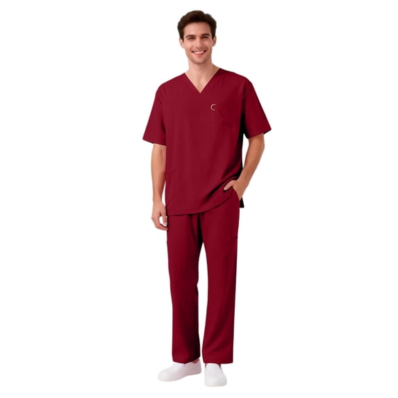 Scrubs Medical Uniform Man Scrubs Set Medical Scrubs Top and Pants