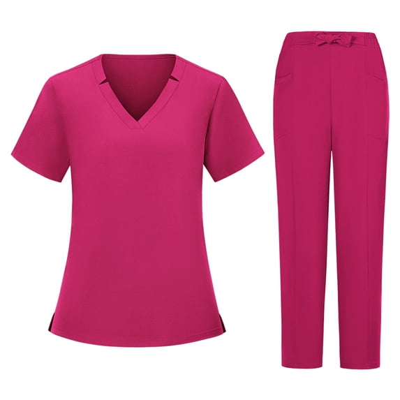 Scrubs Medical Uniform Womens Scrubs Set Medical Scrubs Top and Pants