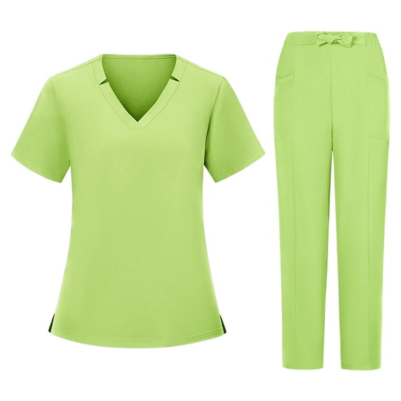 Scrubs Medical Uniform Womens Scrubs Set Medical Scrubs Top and Pants