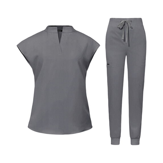 Scrubs Sets Clinical Tops Pants Beauty Spa Uniform Stretch Scrubs Women Sets Nurse Doctor Dustproof Workwear