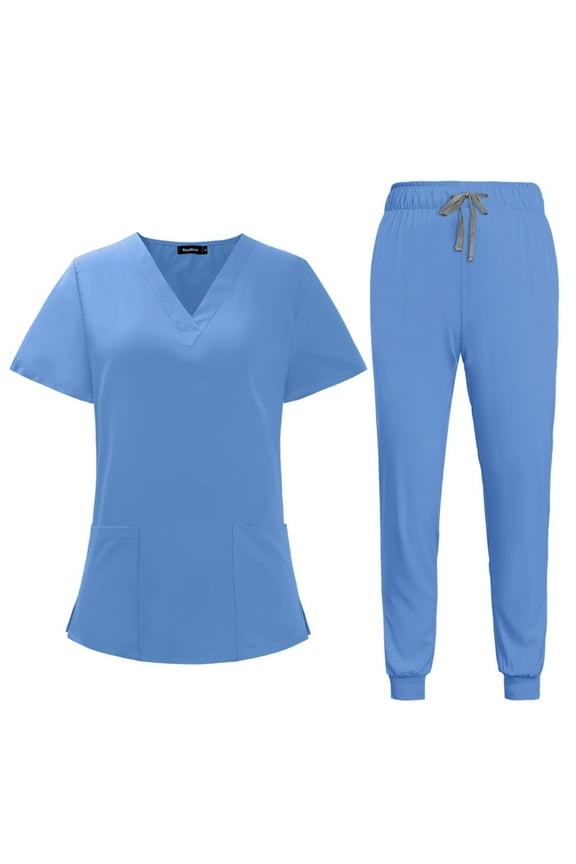 Scrubs Sets Nurse Scrubs Sets Beauty Spa Uniform Spa Top Pants Clinical Scrubs Set