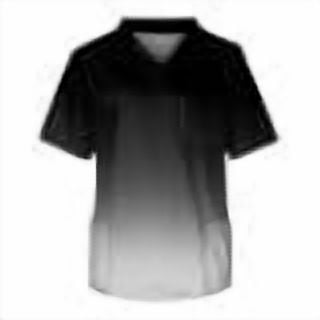 Scrubs for Men top– V-Neck and Pocket Black L