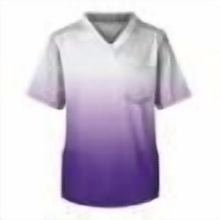 Scrubs for Men top– V-Neck and Pocket Purple 2XL
