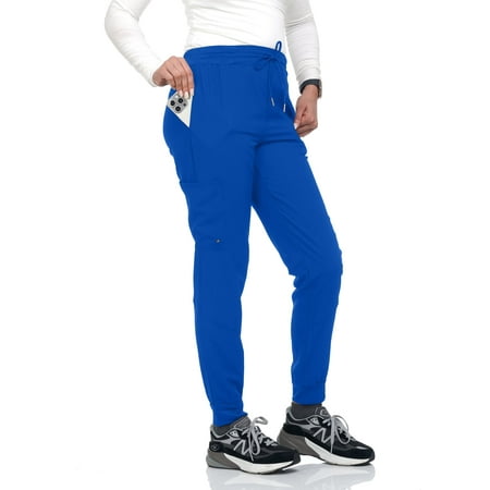 Scrubs for Women 3 Pocket Pants Stretch Nurse Scrub Pants for Medical Uniform and Home Attendant Yoga Pants Lightweight