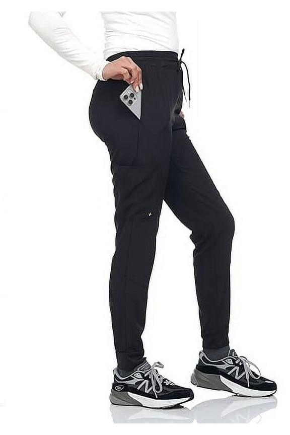 Scrubs for Women 3 Pocket Pants Stretch Nurse Scrub Pants for Medical Uniform and Home Attendant Yoga Pants Lightweight