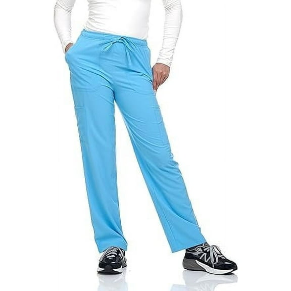 Scrubs for Women 4 Pocket Pants Stretch Nurse Scrub Pants for Medical Uniform and Home Attendant Lightweight