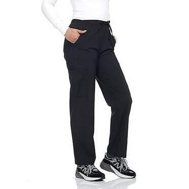 Scrubs for Women 4 Pocket Pants Stretch Nurse Scrub Pants for Medical Uniform and Home Attendant Lightweight