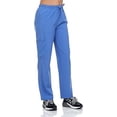 thumbnail image 1 of Scrubs for Women 4 Pocket Pants Stretch Nurse Scrub Pants for Medical Uniform and Home Attendant Lightweight, 1 of 5