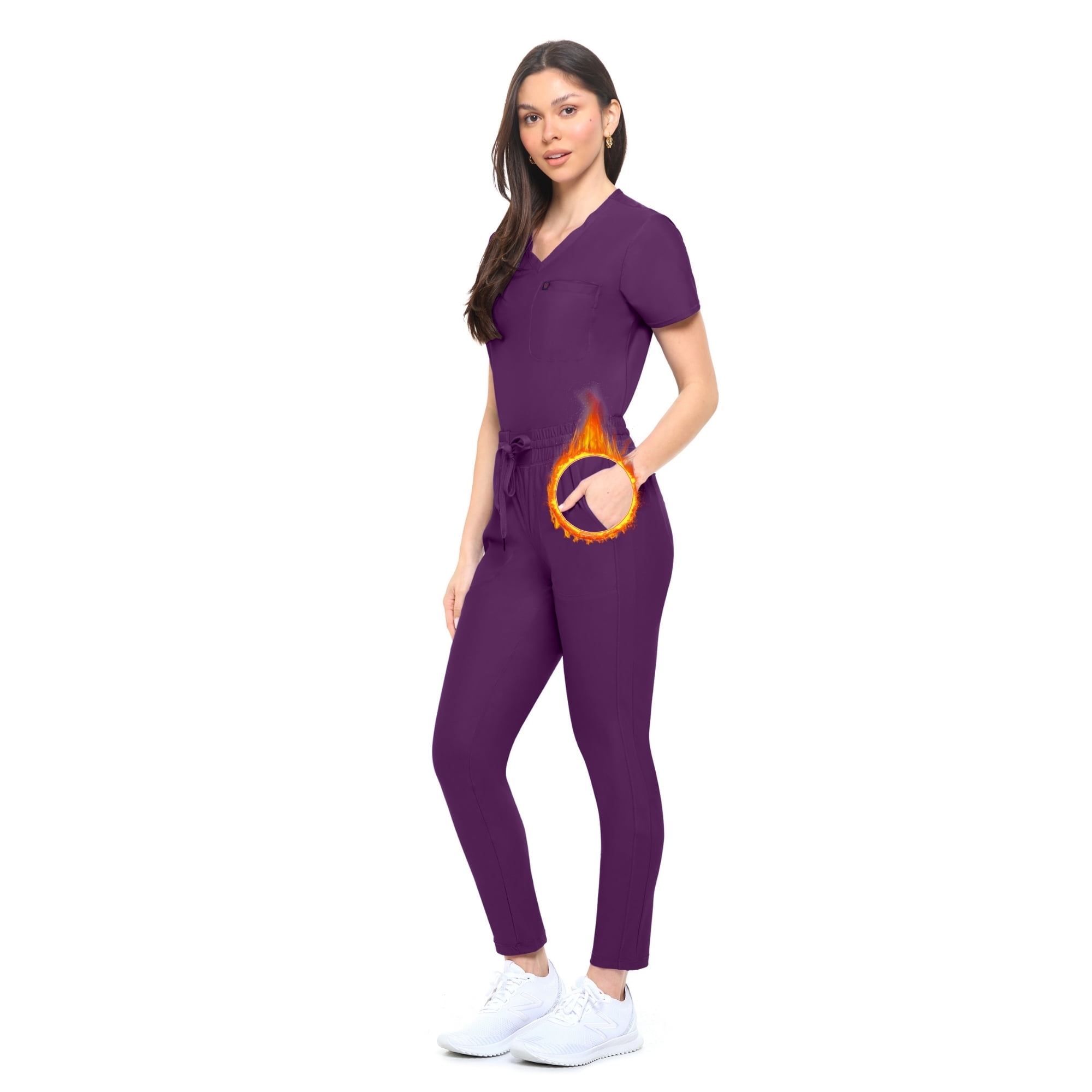 Scrub Form Scrubs for Women Set Ultra Stretch Form Fitting Womens Scrub Set ...