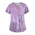 thumbnail image 1 of Scrubs for Women Tops Short Sleeve Summers Working Scrub Ladies Lounge Short Comfortable, 1 of 3
