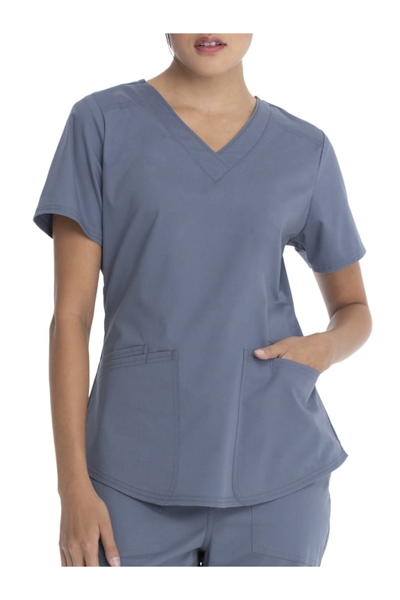 Core Essentials Versatile Stretch V-Neck Scrub Top (Women's)