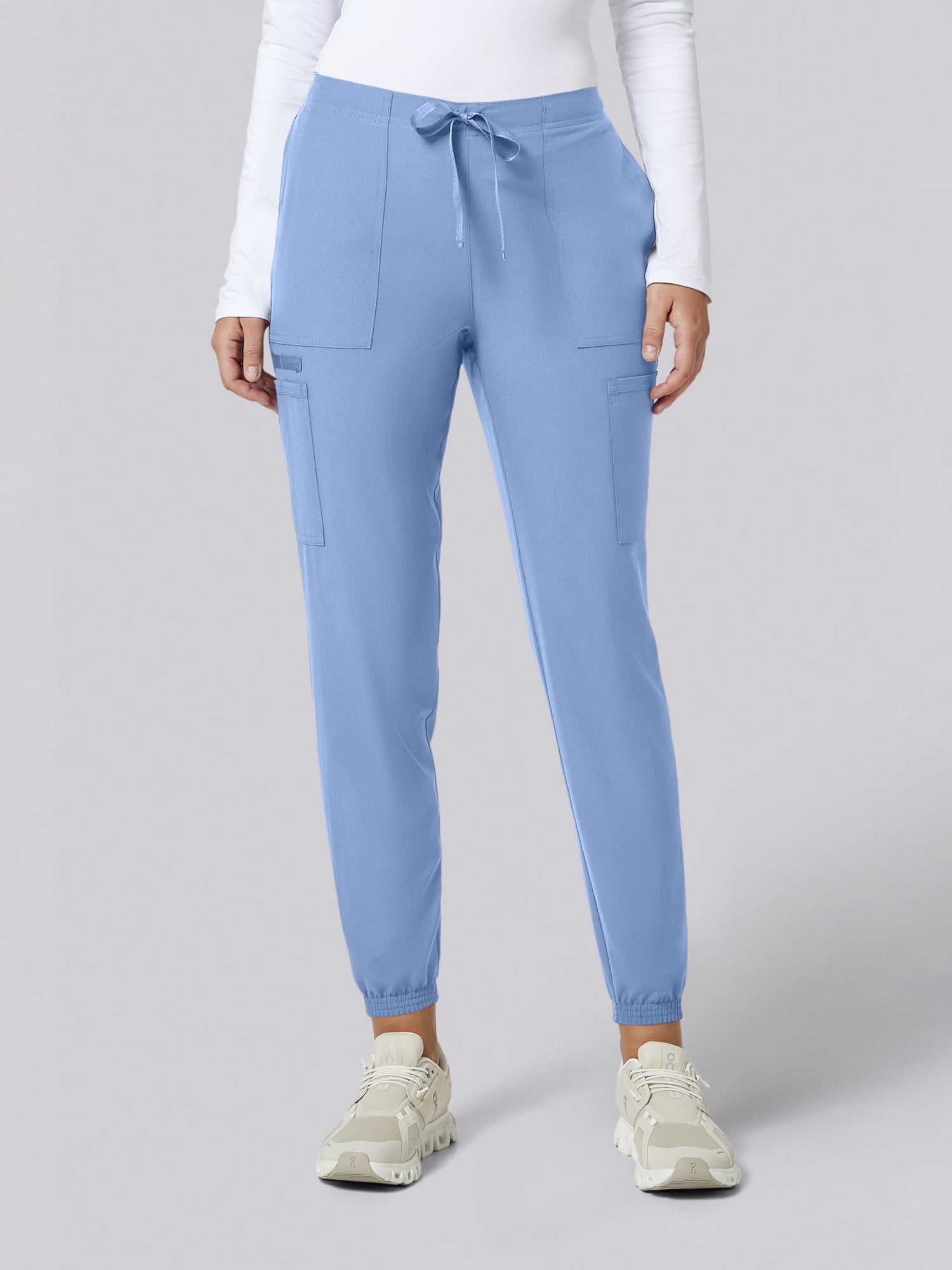 Scrubstar Core Essentials Women’s Drawstring Cargo Jogger Scrub Pant, Sizes XS–3XL