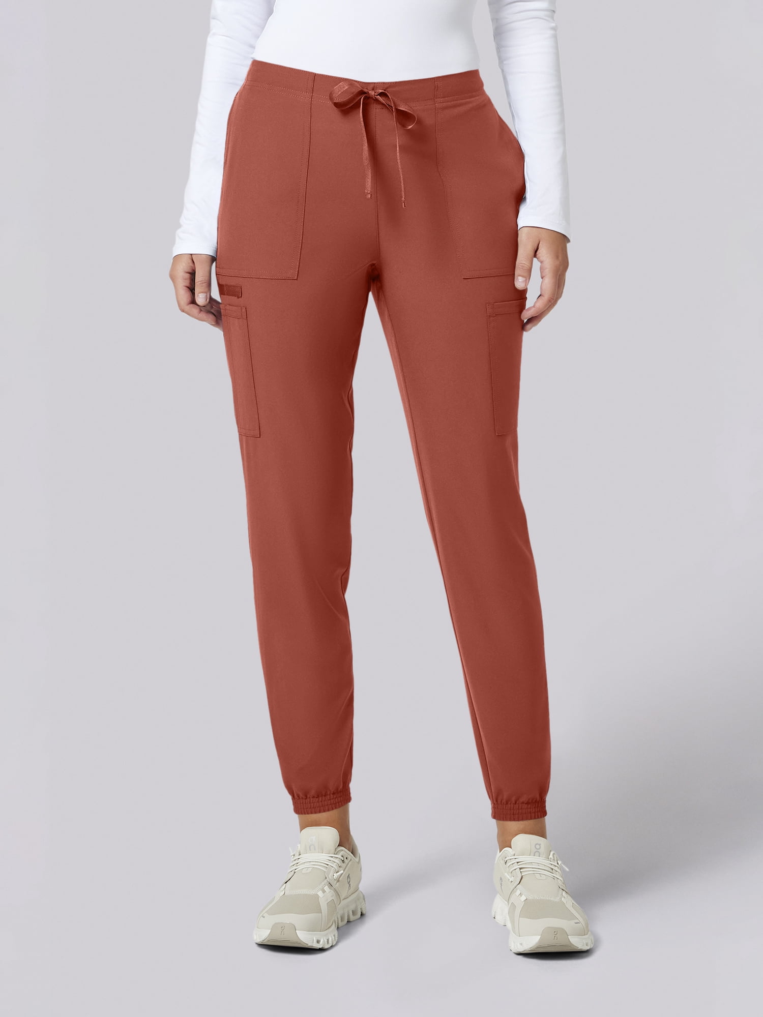 Scrubstar Core Essentials Women’s Drawstring Cargo Jogger Scrub Pant, Sizes XS–3XL