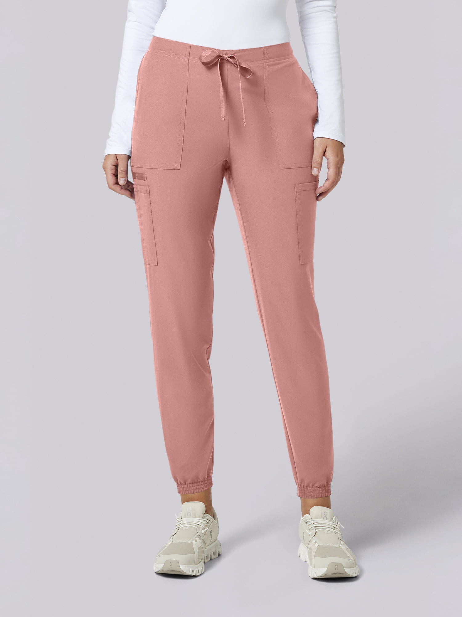 Scrubstar Core Essentials Women’s Drawstring Cargo Jogger Scrub Pant, Sizes XS–3XL