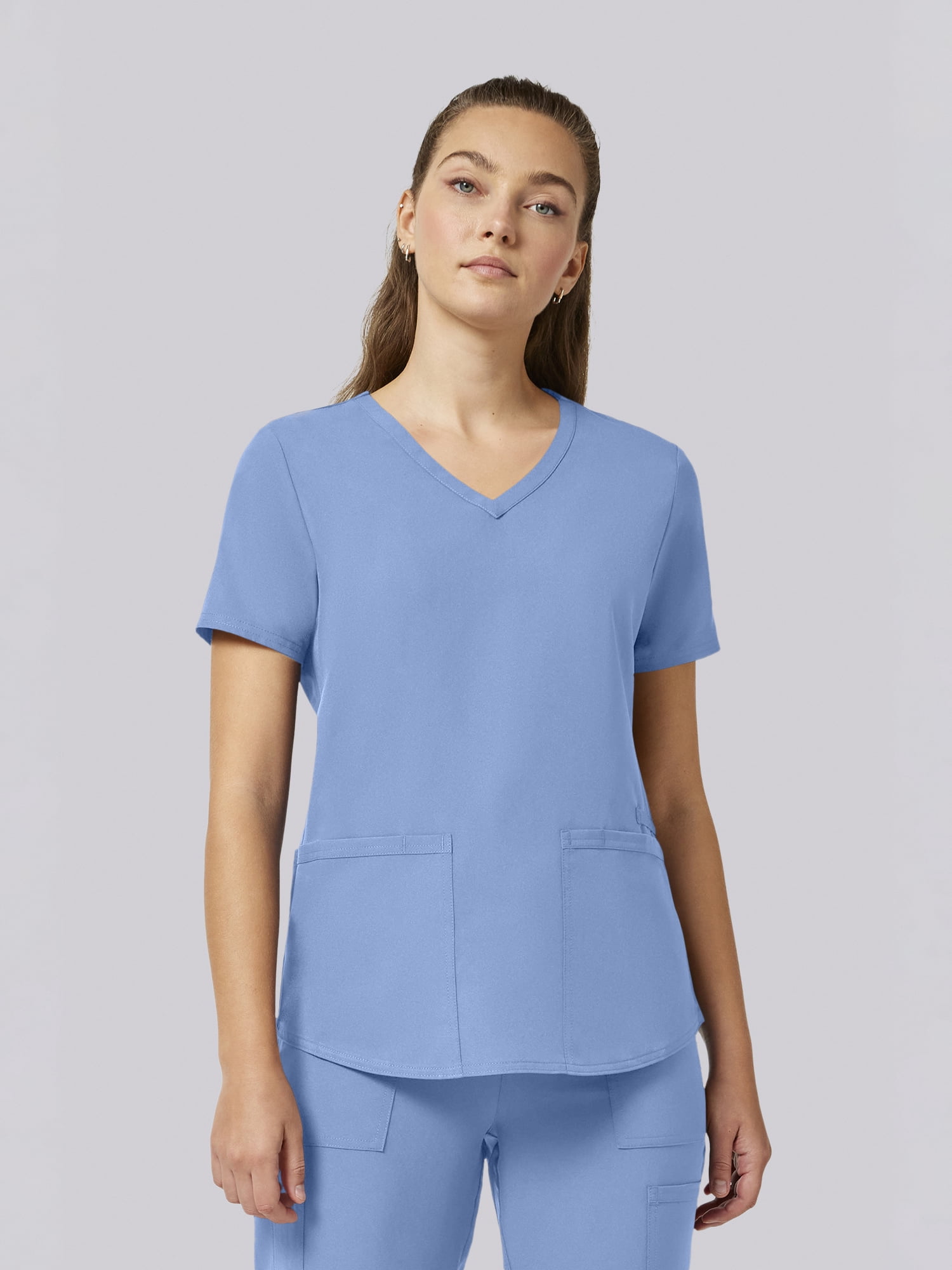 Scrubstar Core Essentials Women’s V-Neck Scrub Top, Sizes XS–3XL
