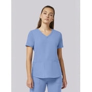 Scrubstar Core Essentials Women’s V-Neck Scrub Top, Sizes XS–3XL