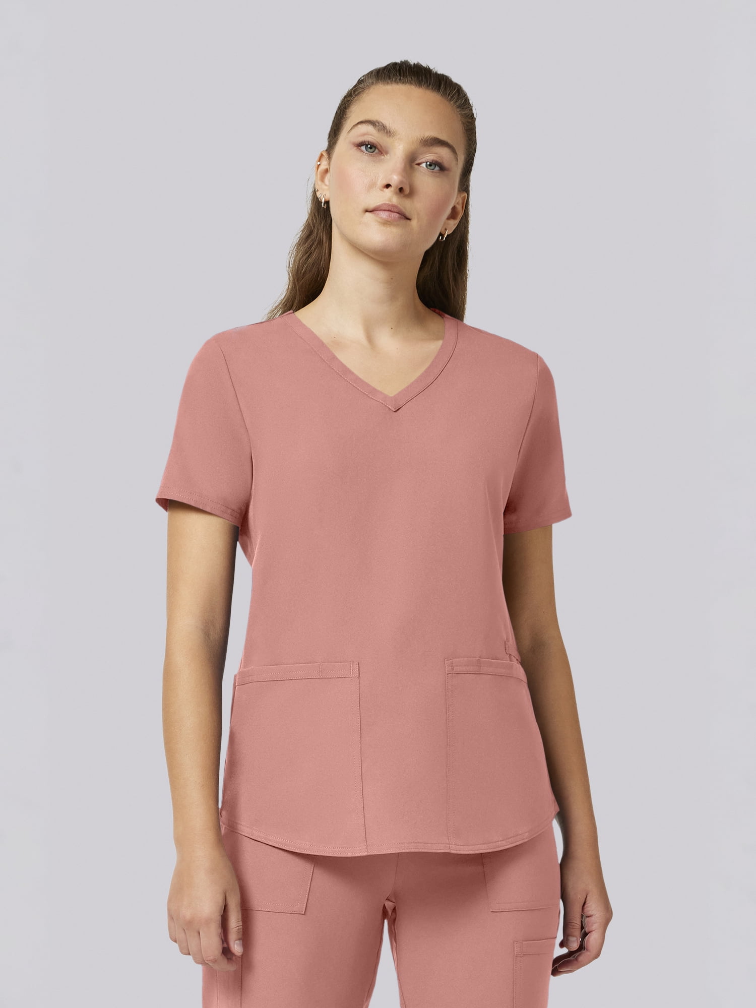 Scrubstar Core Essentials Women’s V-Neck Scrub Top, Sizes XS–3XL