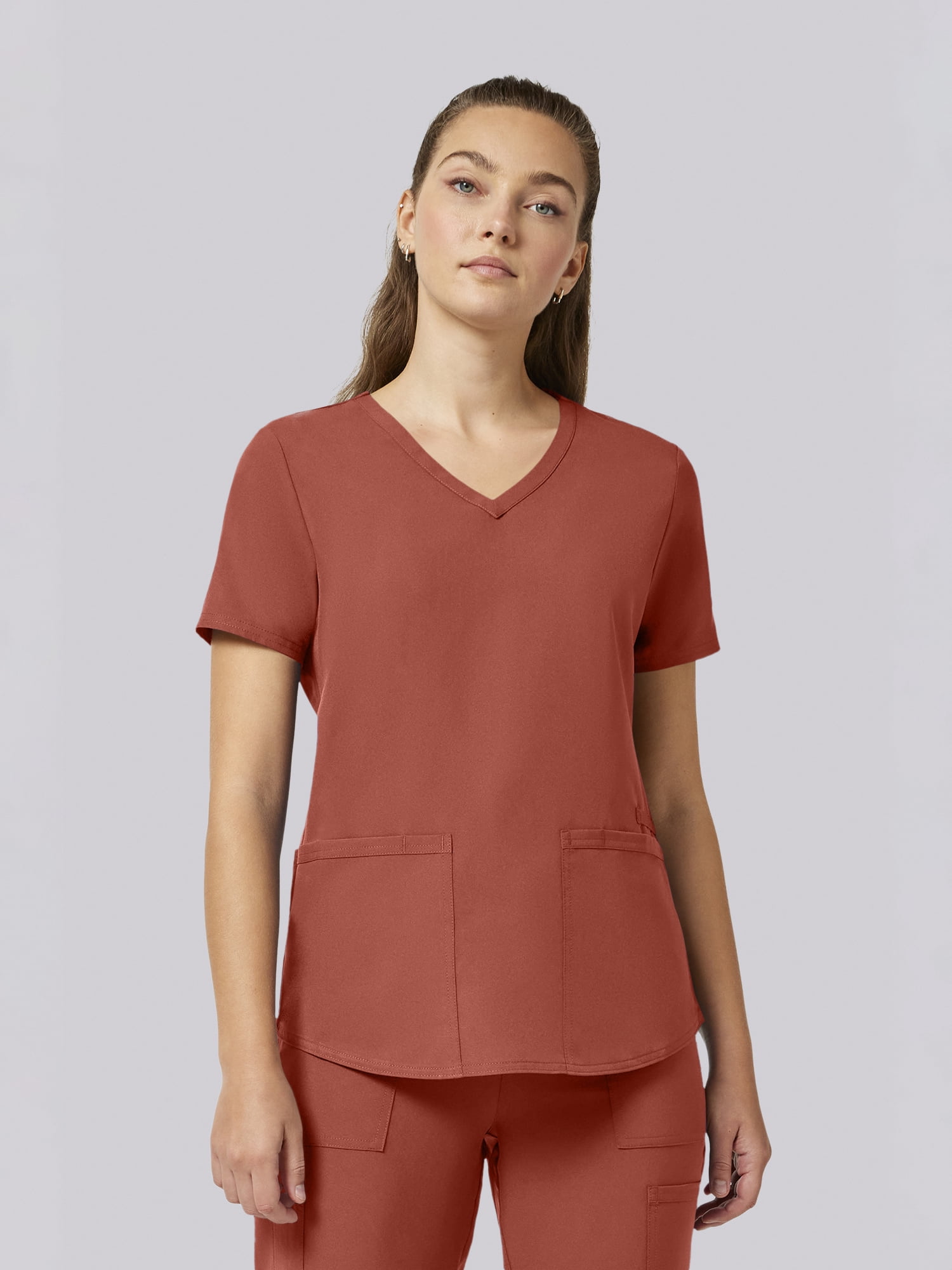 Scrubstar Core Essentials Women’s V-Neck Scrub Top, Sizes XS–3XL