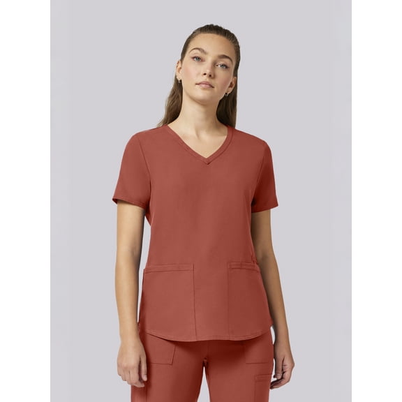 Scrubstar Core Essentials Women’s V-Neck Scrub Top, Sizes XS–3XL