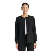 Scrubstar Fashion Seasonal Stretch Snap Warm-up Jacket, Sizes XS-3XL