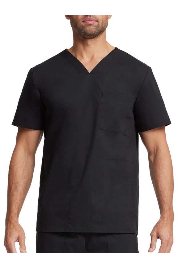 Men's Core Essentials Stretch V-Neck Tuck In Scrub Top WD856