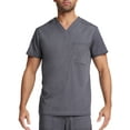 thumbnail image 1 of Scrubstar Men's Ultimate Stretch Antimicrobial Fabric Technology V-Neck Tuck In Scrub Top WD854A, 1 of 7