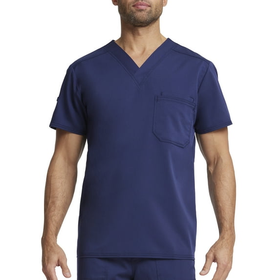 Scrubstar Men's Ultimate Stretch Antimicrobial Fabric Technology V-Neck Tuck In Scrub Top WD854A