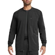 Scrubstar Mens Ultimate Stretch Antimicrobial Fabric Technology Zip Front Scrub Jacket WD318A
