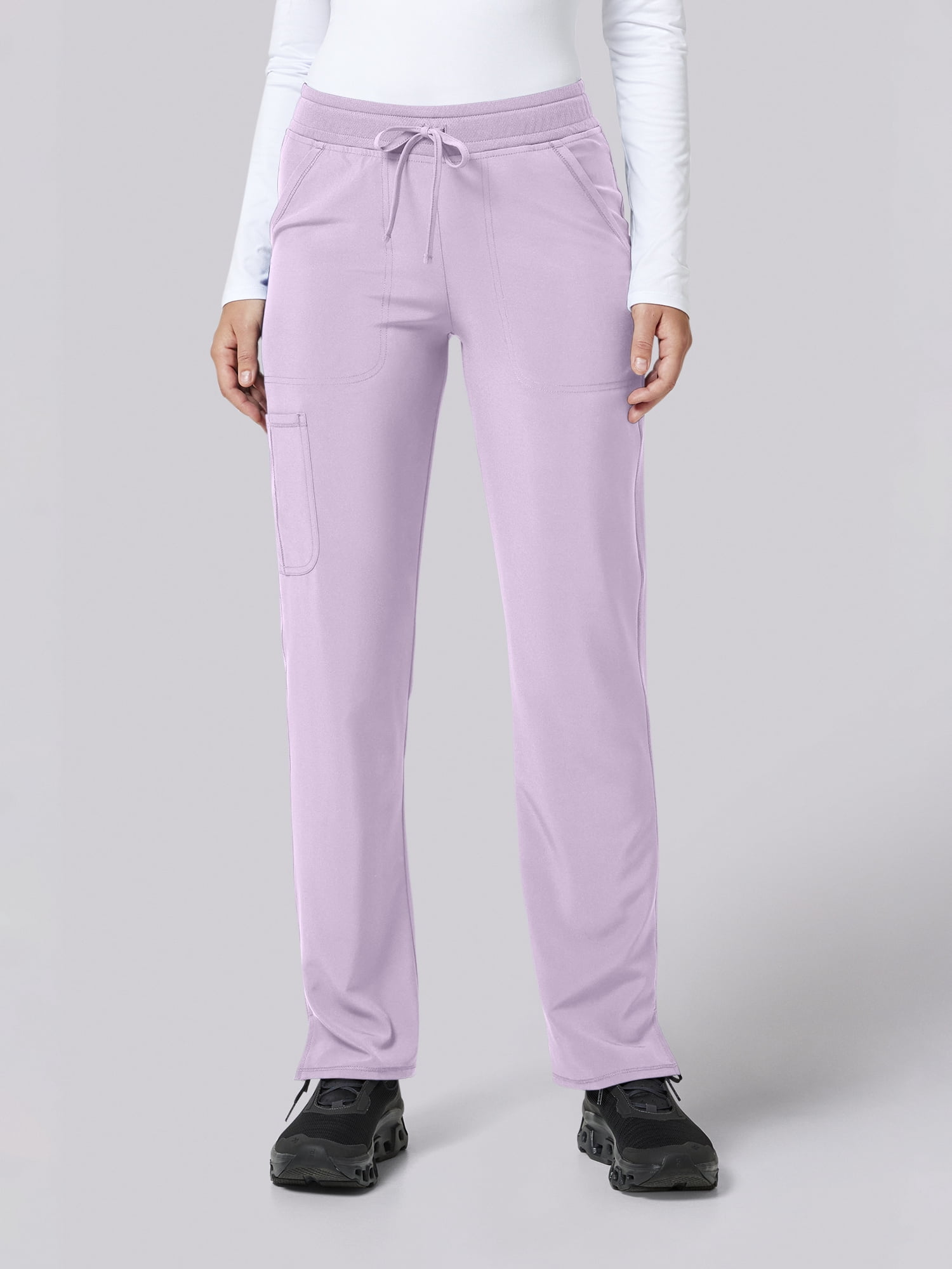 Scrubstar Performance Women’s Antimicrobial Drawstring Cargo Straight Leg Scrub Pant, Sizes XS–3XL