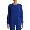 thumbnail image 1 of Scrubstar Relaxed Fit 2-Pocket Snap-Front Scrub Jacket (Women's), 1 of 6
