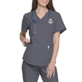 thumbnail image 1 of Scrubstar Short Sleeve Mock Neck Wrap Scrub Top (Women's), 1 Count, 1 Pack, 1 of 3