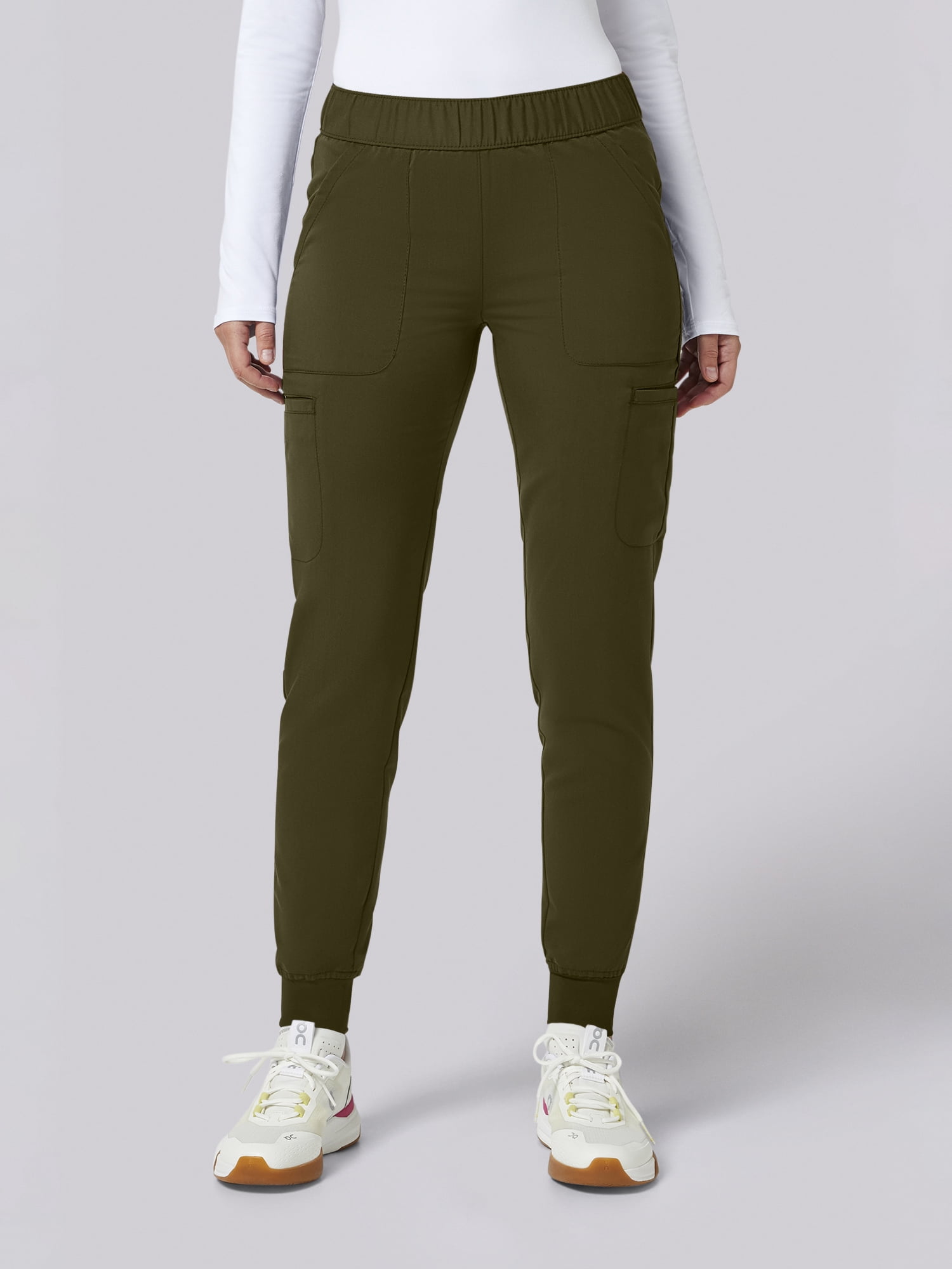 Scrubstar Ultimate Women’s Antimicrobial Cargo Jogger Scrub Pant, Sizes XS–3XL