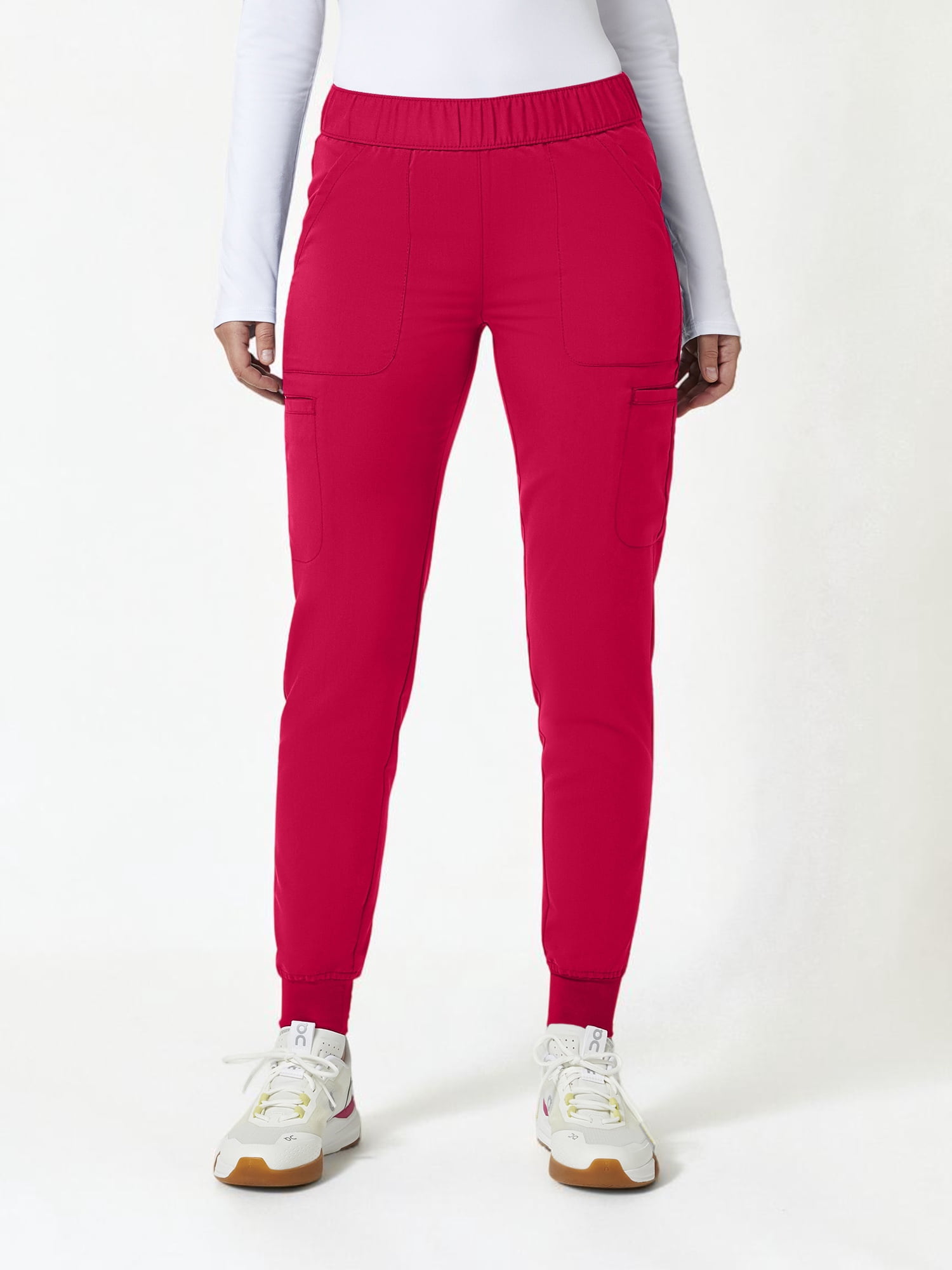 Scrubstar Ultimate Women’s Antimicrobial Cargo Jogger Scrub Pant, Sizes XS–3XL