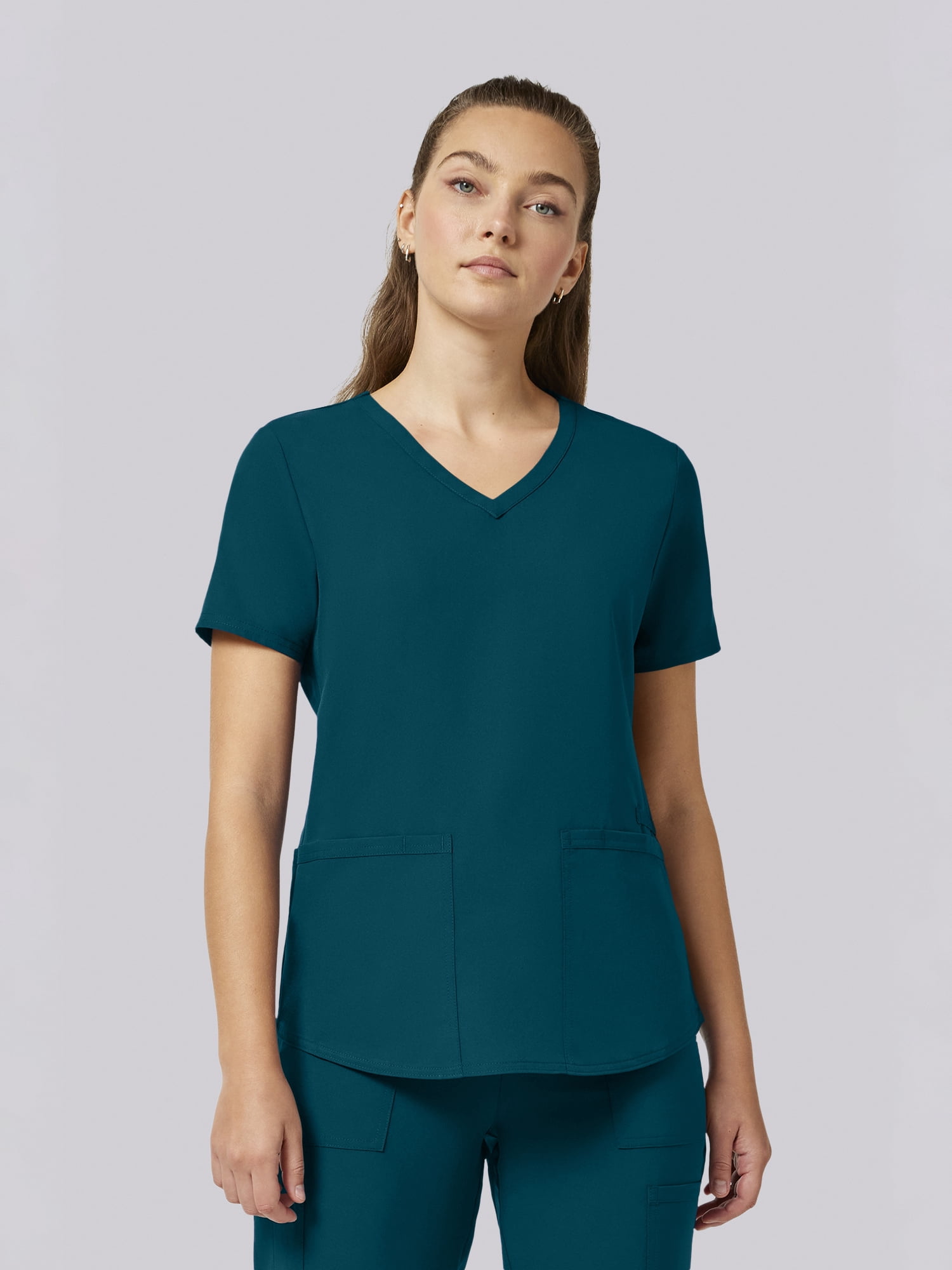 Scrubstar Core Essentials Women’s V-Neck Scrub Top, Sizes XS–3XL