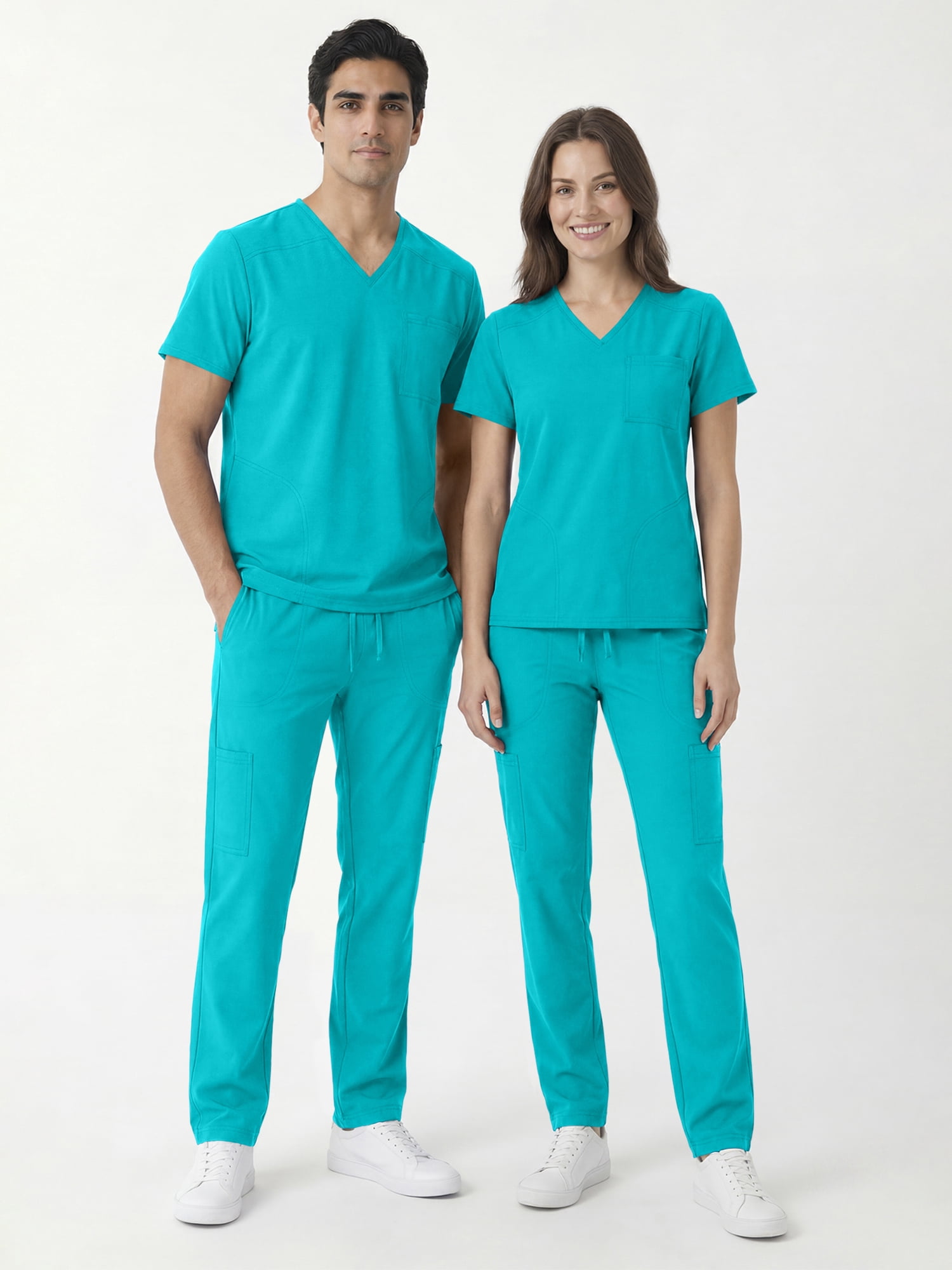 Scrubstar Unisex Core Essentials V-Neck Scrub Top, Sizes XS-3XL