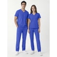 thumbnail image 1 of Scrubstar Unisex Core Essentials V-Neck Scrub Top, Sizes XS-3XL, 1 of 17