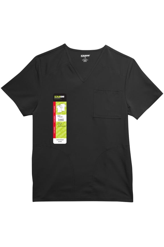 Unisex Core Essentials V-Neck Scrub Top, Sizes XS-3XL