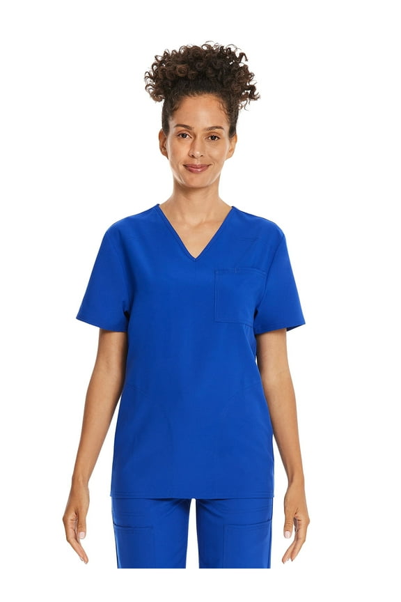 Unisex Core Essentials V-Neck Scrub Top, Sizes XS-3XL
