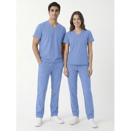 Scrubstar Unisex Core Essentials V-Neck Scrub Top, Sizes XS-3XL