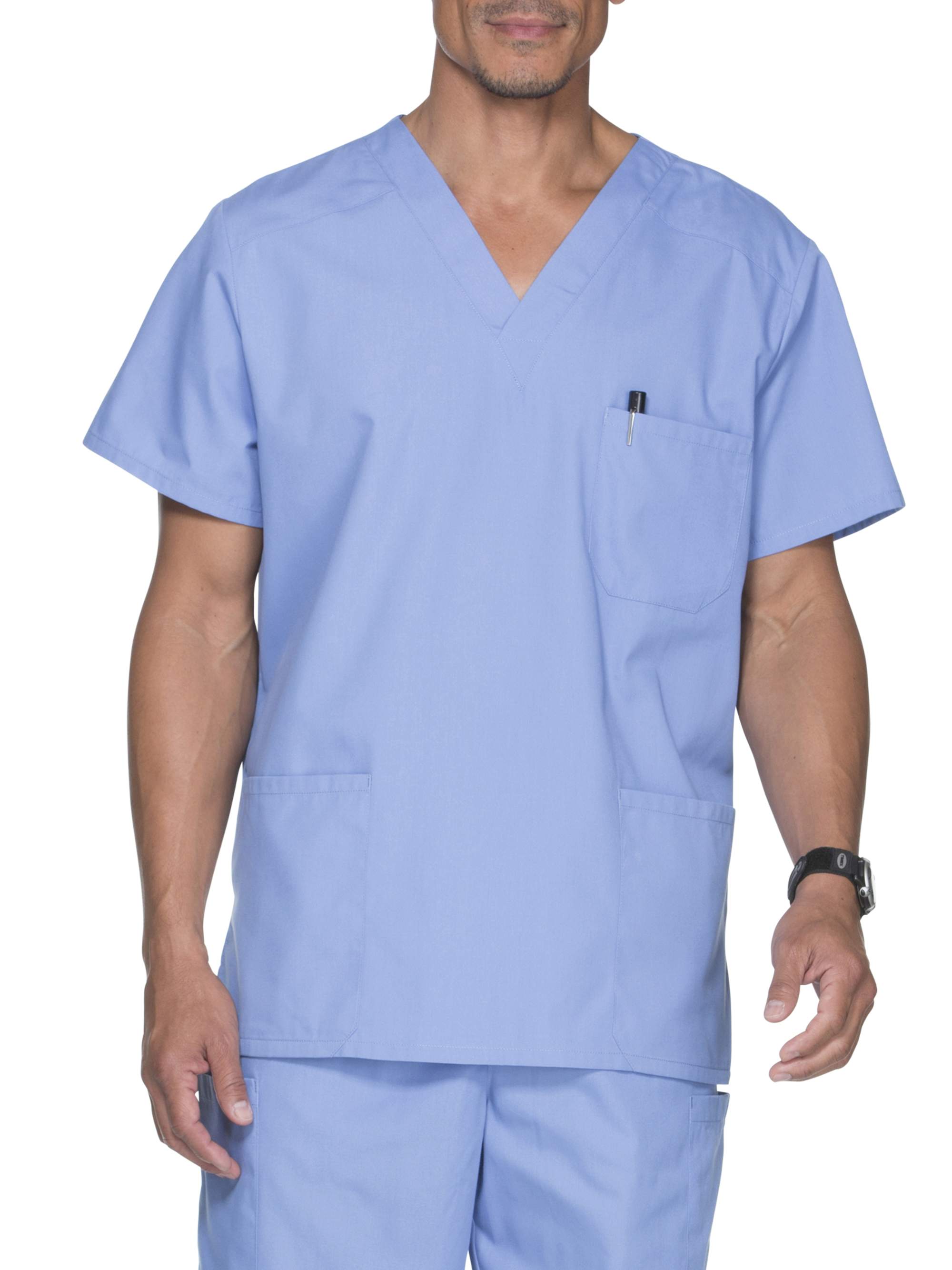 Scrubstar Unisex Core Essentials VNeck Three Pocket Scrub Top