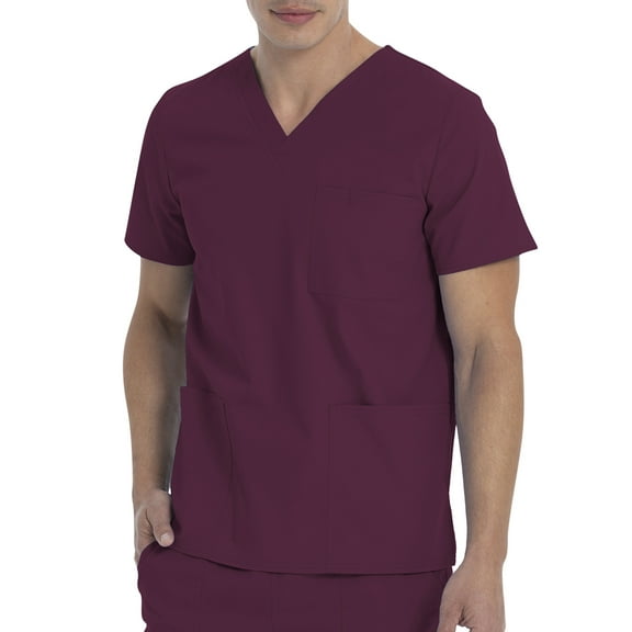 Scrubstar Unisex Solid V-Neck Scrub Top WM01T895