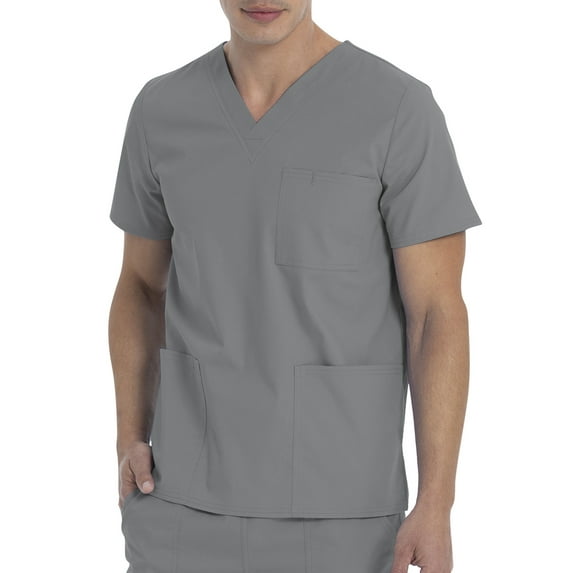 Scrubstar Unisex Solid V-Neck Scrub Top WM01T895