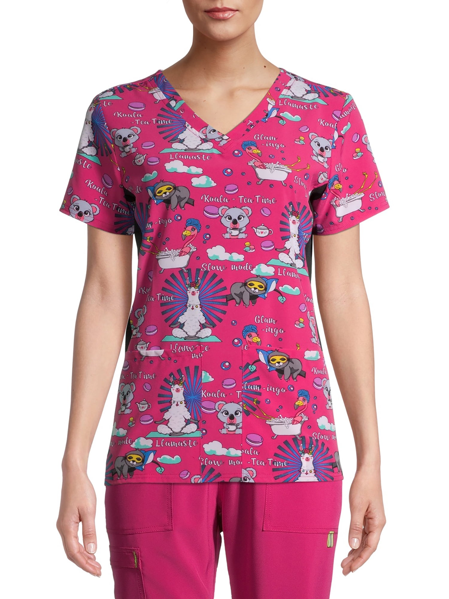 Scrubstar VNeck Scrub Top (Women's), 1 Count, 1 Pack