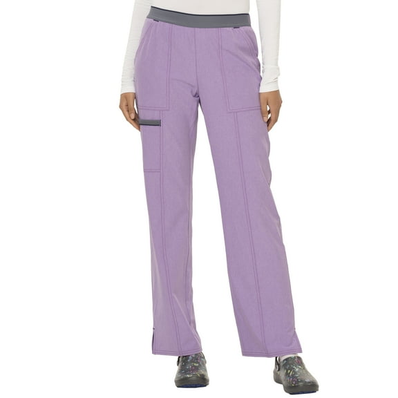 Scrubstar Women's Active Collection Heathered Stretch Scrub Pant with Mesh Contrast