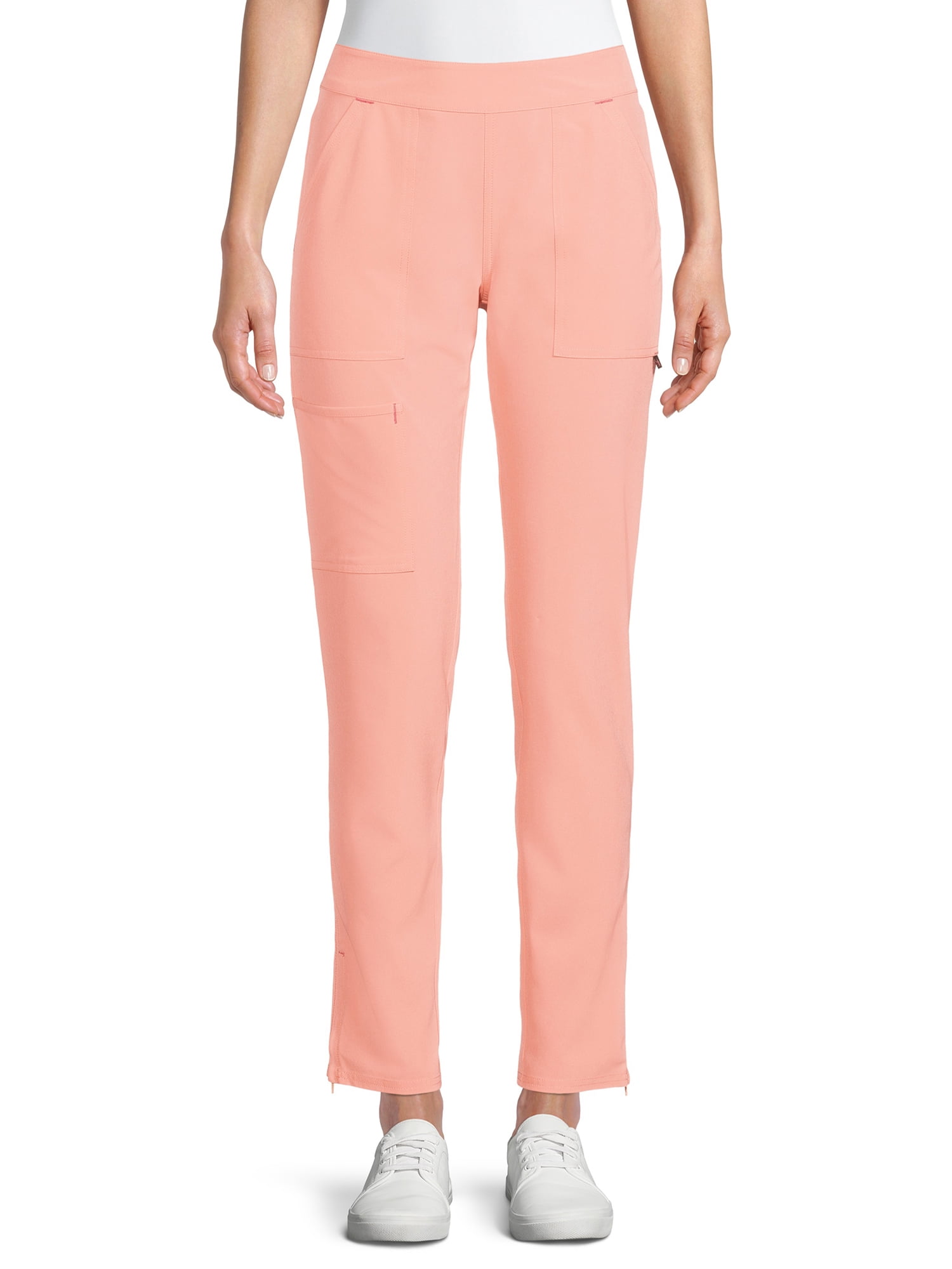 Scrubstar Women's Active Scrub Stretch Solid Pull on Pants